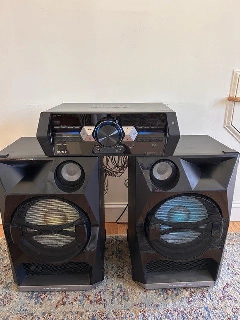 Sony shake 33, Party speaker, Zo goed als nieuw, Afstandsbediening, Sony