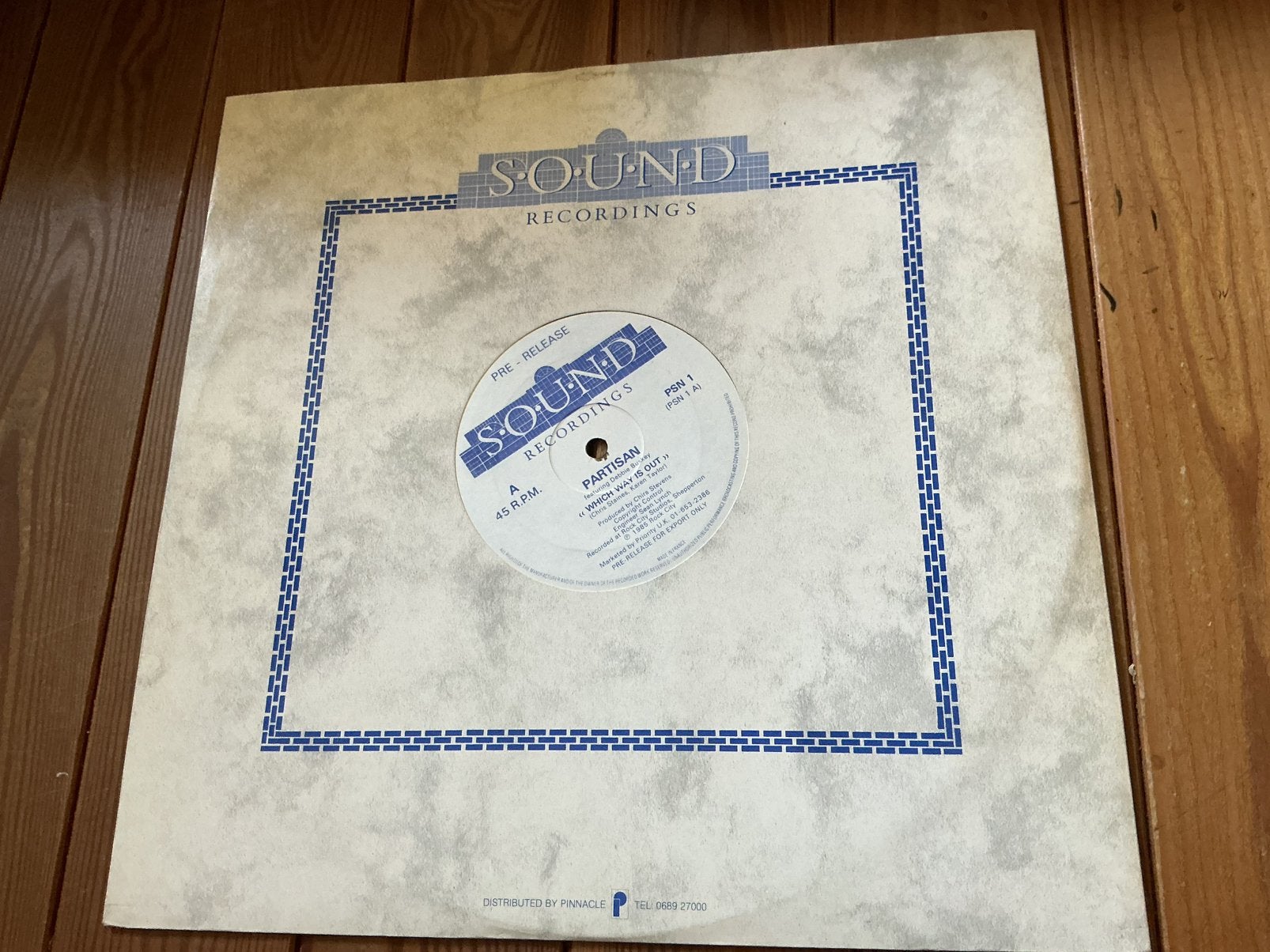 12” Partisan feat. debbie Huskey - which way is out, Ophalen of Verzenden, Gebruikt