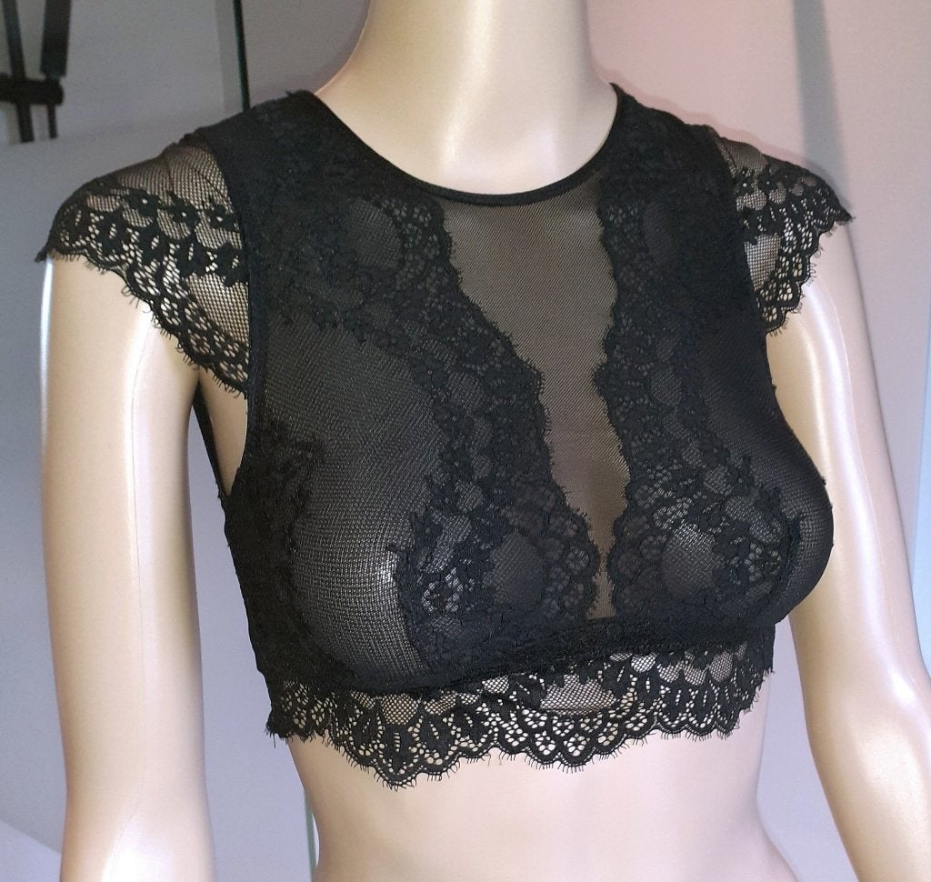 bralette zwart kant Hunkemoller Marie XS, Enlèvement ou Envoi, Noir, Soutien-gorge