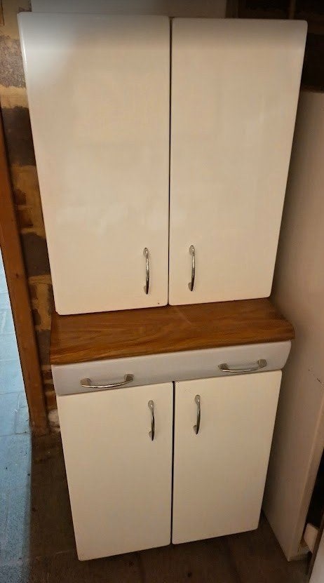 Crahait retro keukenkast (Gosselies), Huis en Inrichting, Ophalen, Gebruikt, 50 tot 100 cm, 50 tot 75 cm