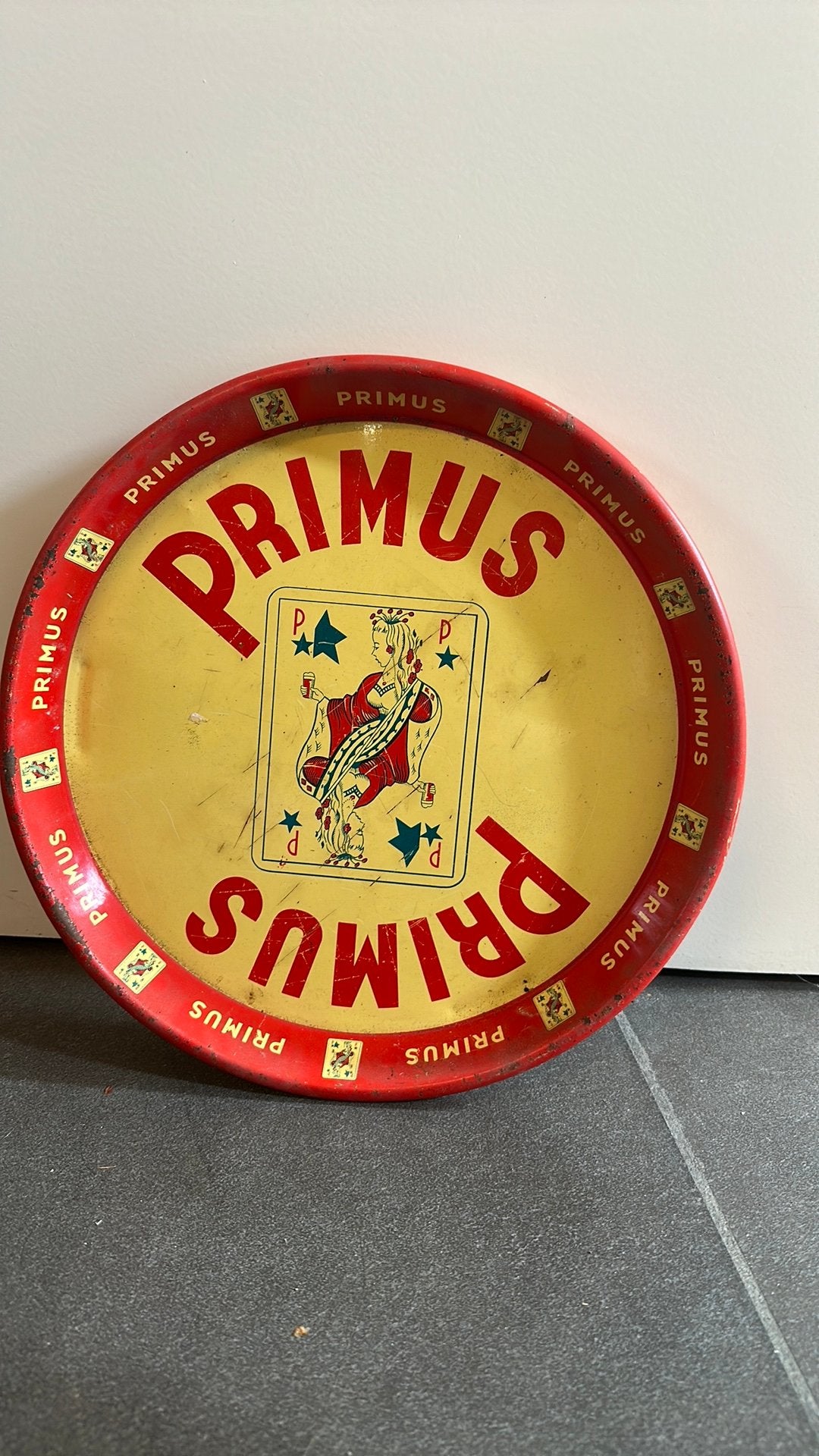 Primus reclamebord, Ophalen of Verzenden, Zo goed als nieuw, Reclamebord