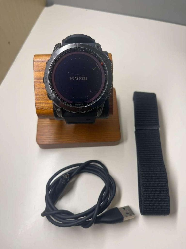 Garmin Fenix 7X Solar - No Warranty, Gebruikt, Zwart, Garmin, Ophalen of Verzenden