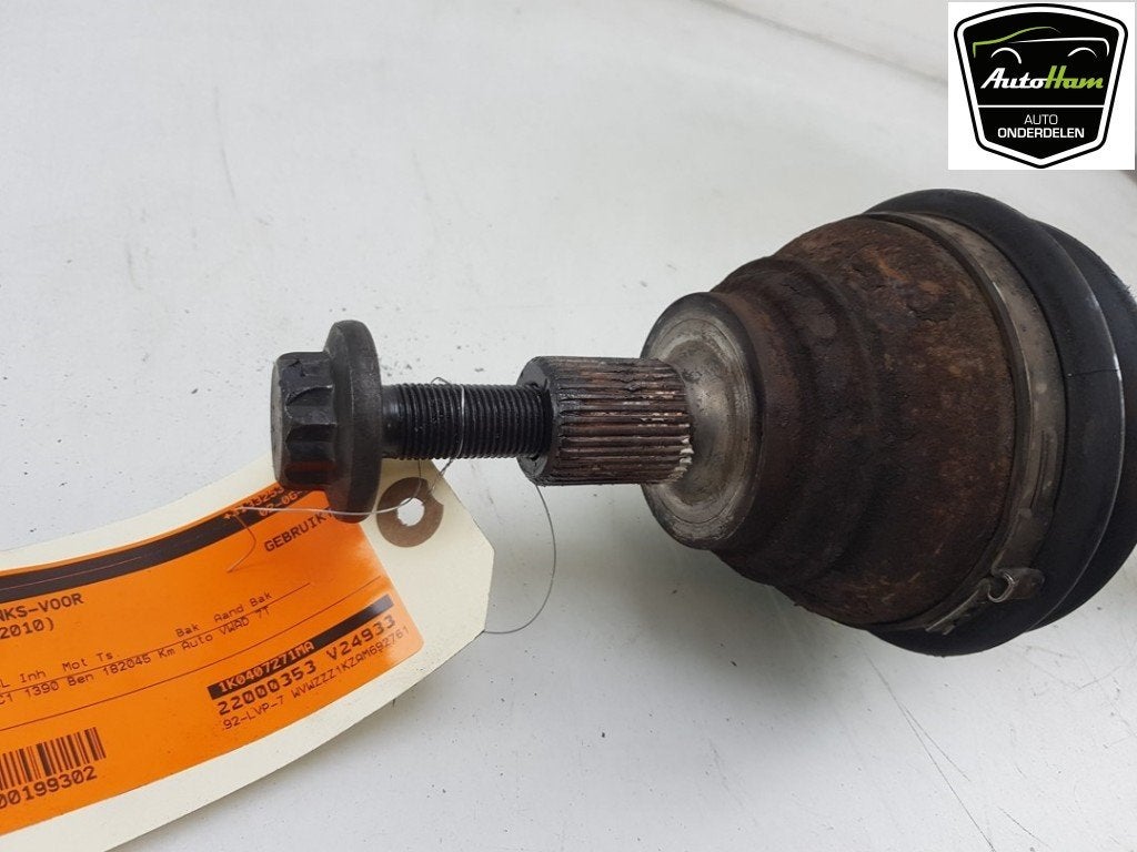 CARDAN AVANT GAUCHE (TRANSMISSION) Golf V Variant (1K5), Utilisé, Volkswagen