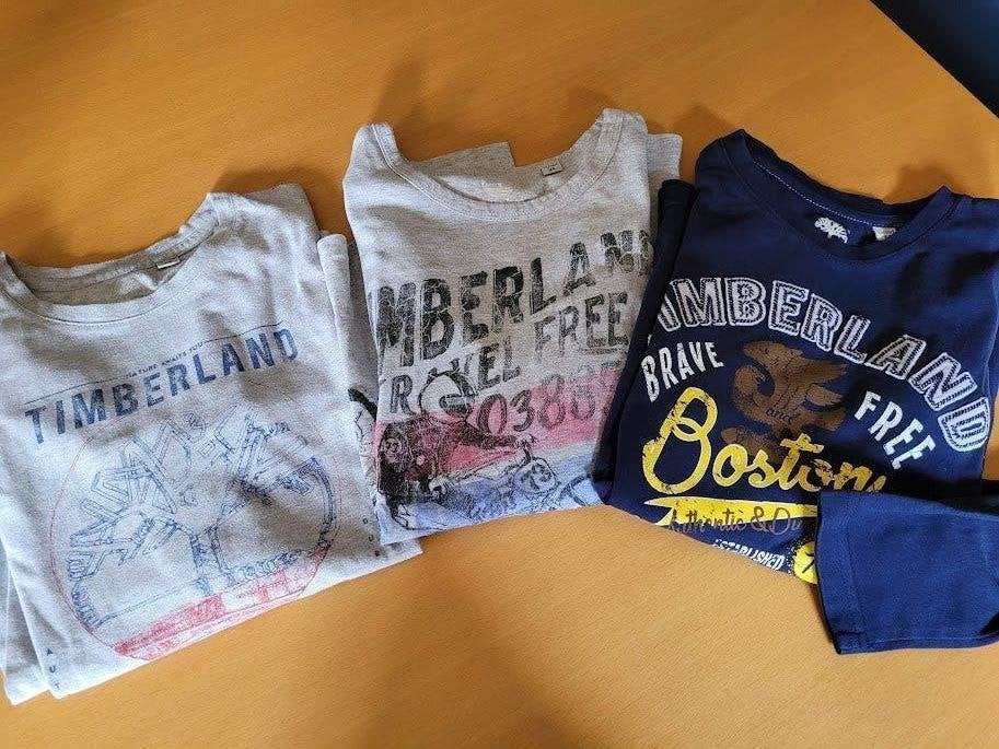 lot longsleeves 152 Timberland, Timberland, Ophalen of Verzenden, Zo goed als nieuw, Shirt of Longsleeve