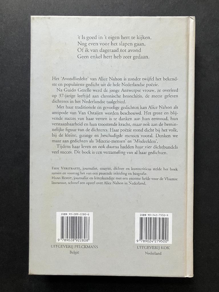 Alice Nahon Verzameld dichtwerk (Pelckmans, Kok, 1996), Boeken, Ophalen