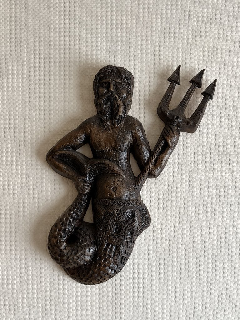 Wandsculptuur Neptunus, Ophalen