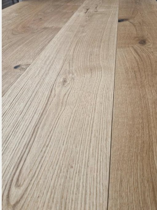 HOUTEN PARKET; 152M2 EIKEN, EXTRA BREDE MULTIPLANK GEOLIED, Ophalen, Binnen