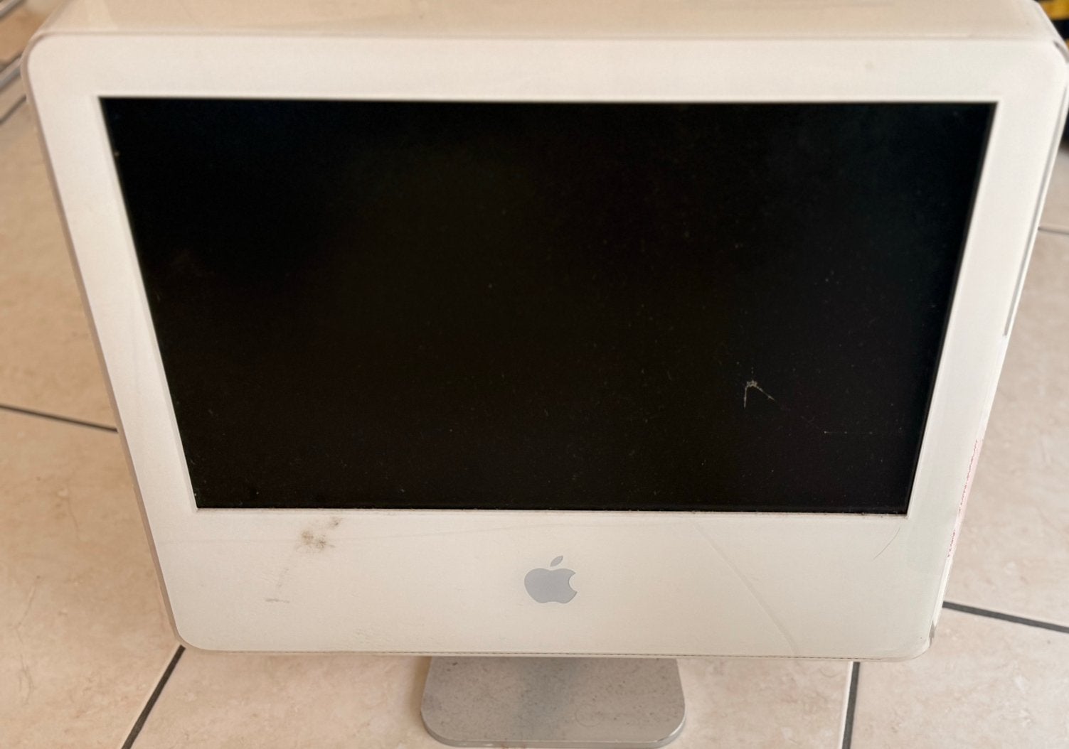 Vintage Apple iMac G5 Witte Polycarbonaat PC, Computers en Software, Ophalen, Zo goed als nieuw, IMac
