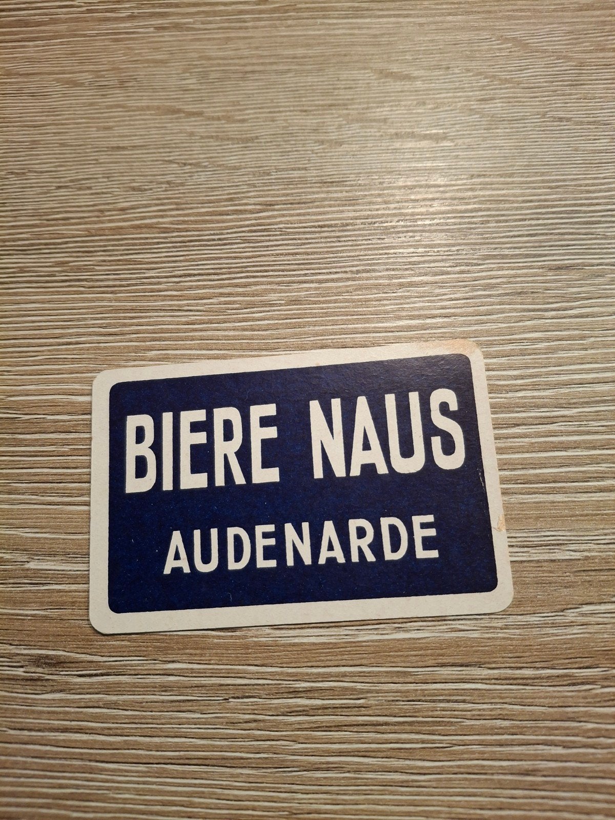 Oude speelkaart biere naus audenaarde, Verzamelen, Speelkaarten, Jokers en Kwartetten, Ophalen of Verzenden