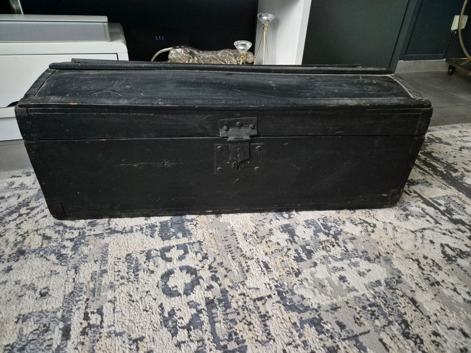 houten kist, Ophalen, Gebruikt