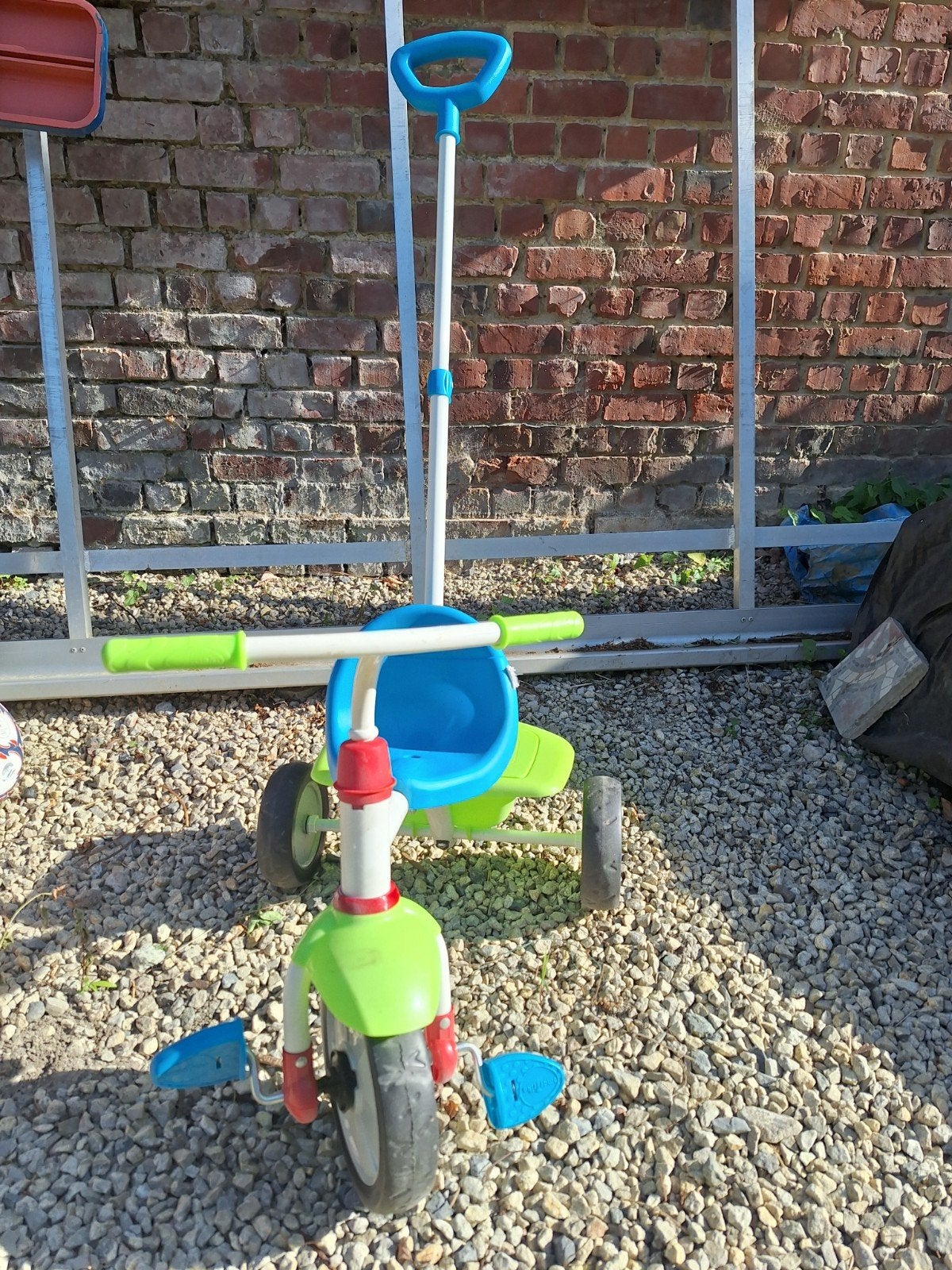smarttrike kinderfiets met stuurstang, Ophalen