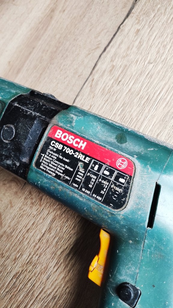 klopboormachine BOSCH CSB 700 - 2RLE, Klopboormechanisme, Ophalen, Boormachine, Gebruikt