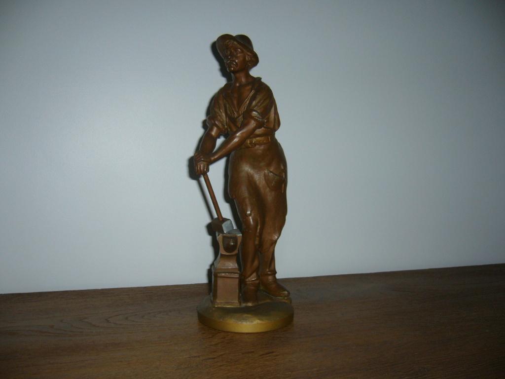 antiek beeld smid, Antiek en Kunst, Ophalen, Beeld