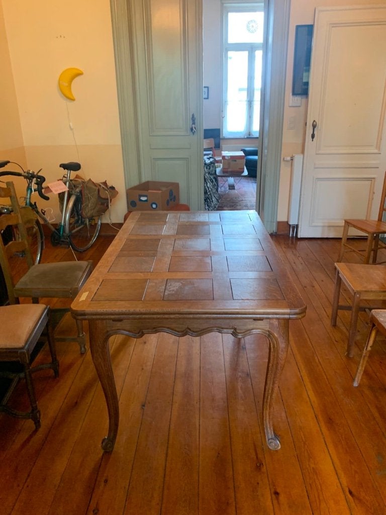 Belle table en bois extensible, 100 à 150 cm, Cinq personnes ou plus, Enlèvement, Utilisé