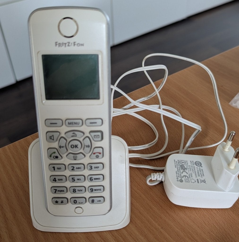 Fritz!fon m2 dect telefoon, Enlèvement ou Envoi, Utilisé, 1 combiné, À Faible Émission d'Ondes