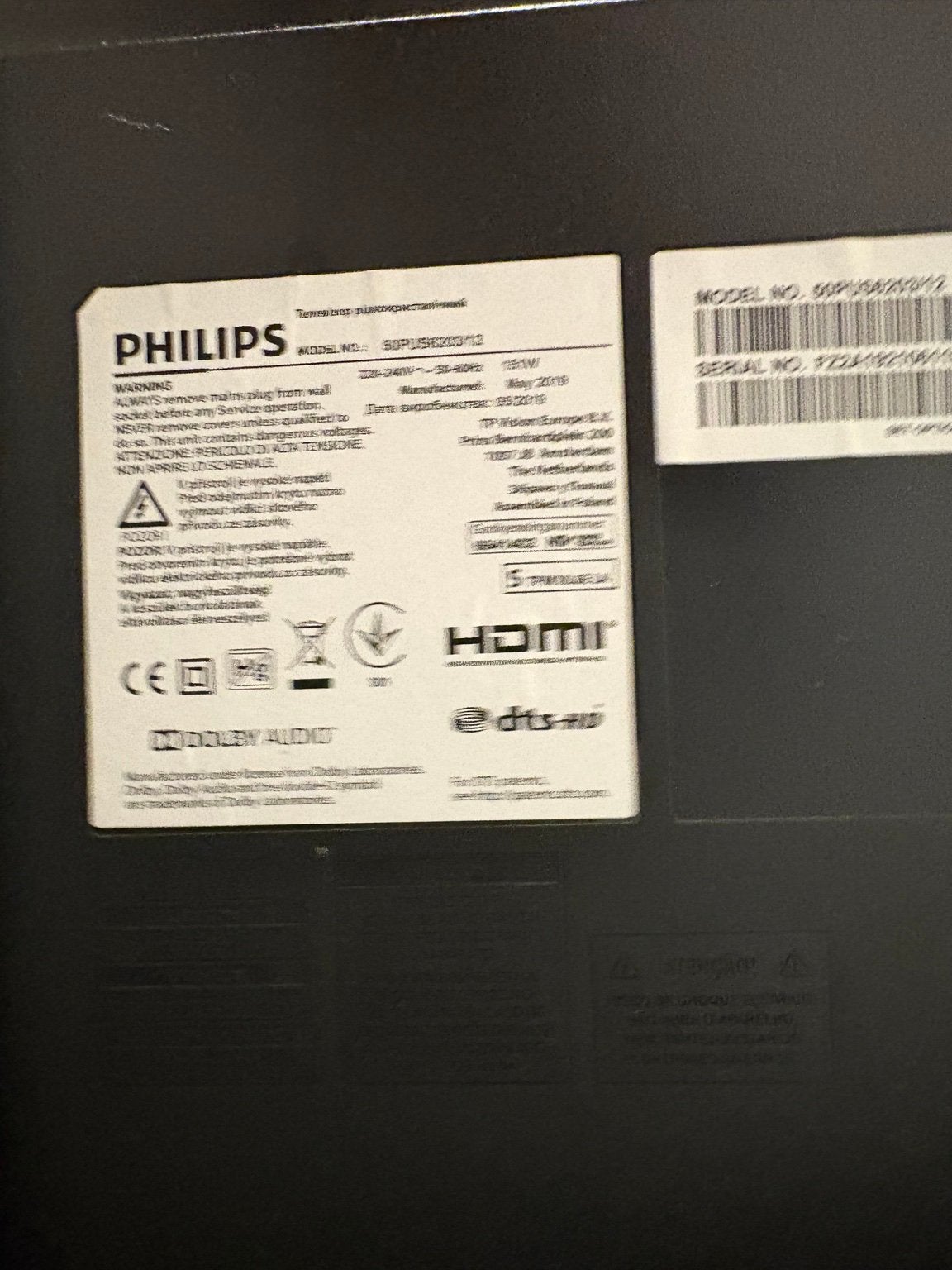 Philips 50” Smart TV, Audio, Tv en Foto, Televisies, Zo goed als nieuw, Ophalen