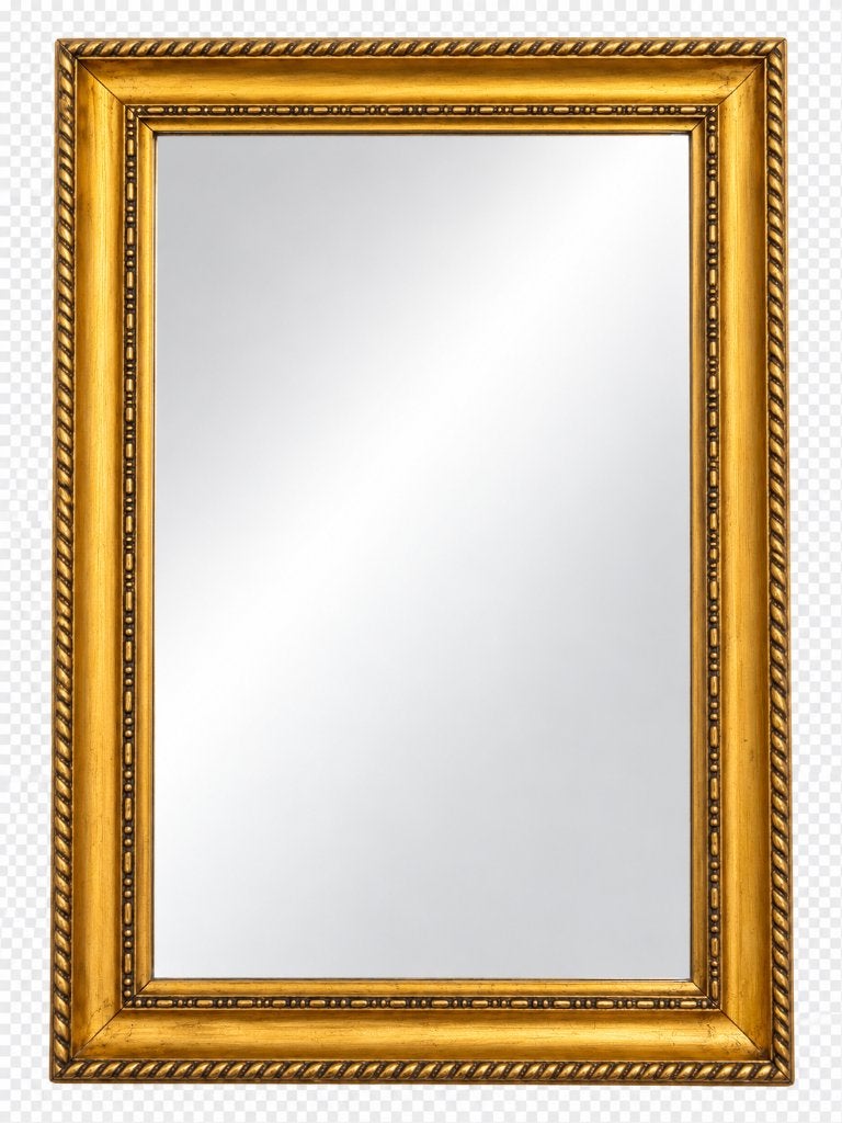 Magnifique miroir baroque et néobaroque doré décoratif, Moins de 100 cm, Enlèvement, 50 à 100 cm, Rectangulaire