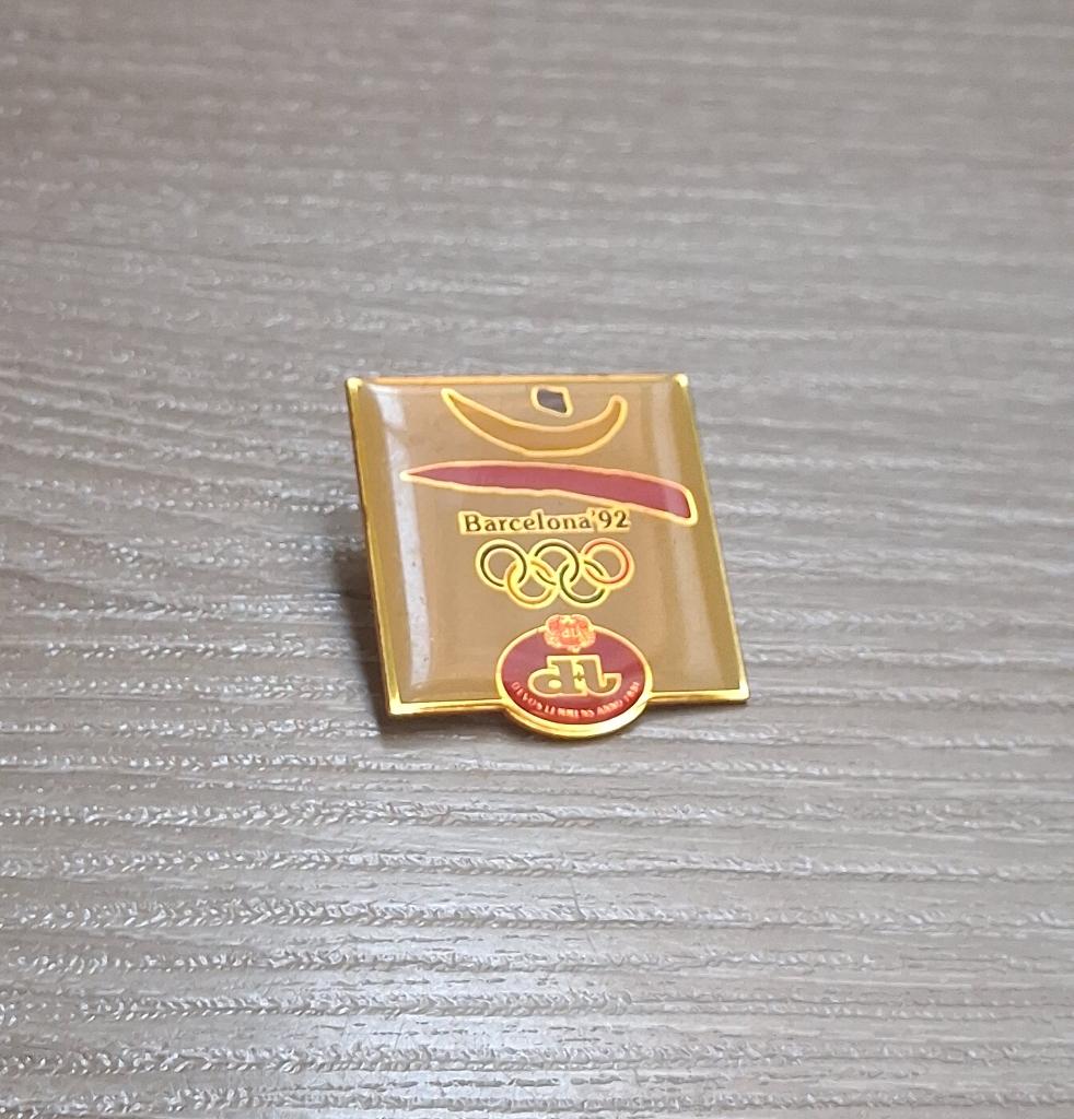 PIN - OLYMPISCHE SPELEN - JEUX OLYMPIQUES - BARCELONA 1992, Verzenden, Gebruikt, Sport, Speldje of Pin