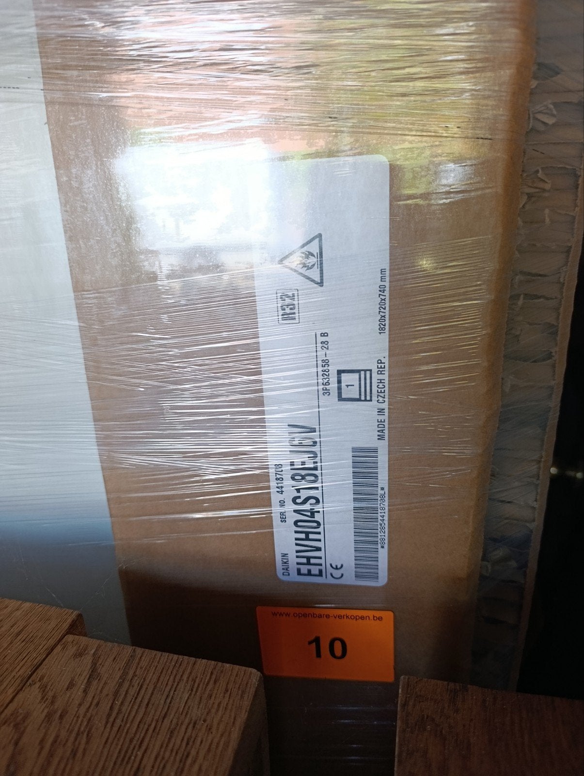 Daikin warmtepomp boiler inox 180 liter binnen unit, Ophalen, Boiler
