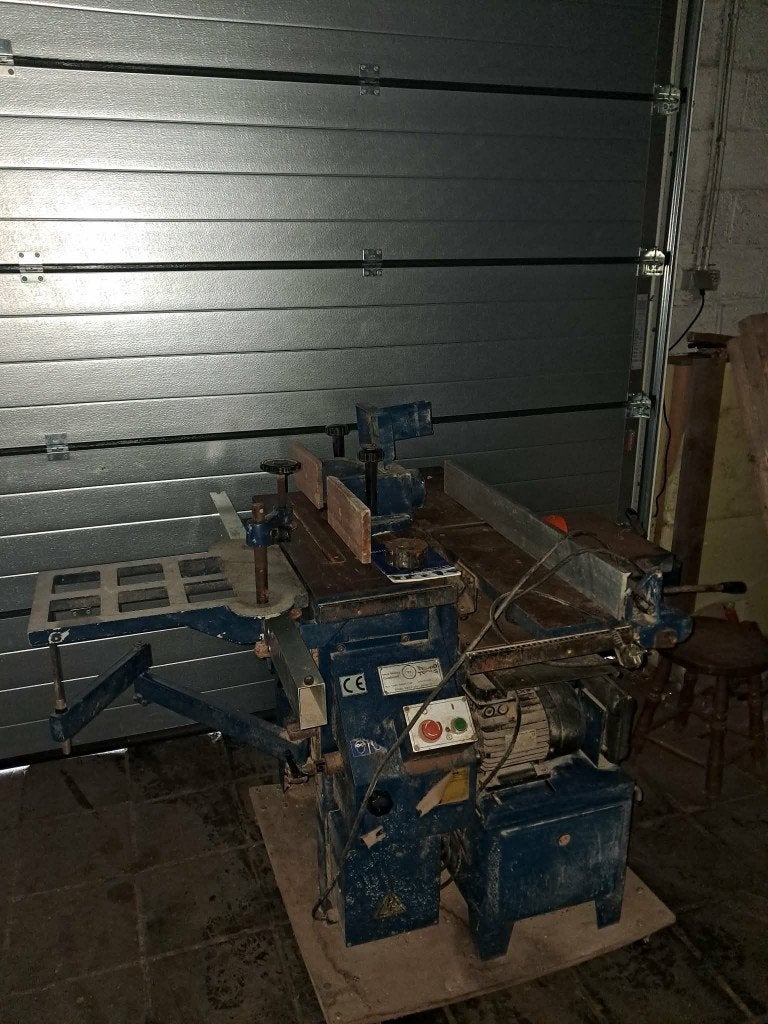 Combinée à bois monophasé, Articles professionnels, Enlèvement