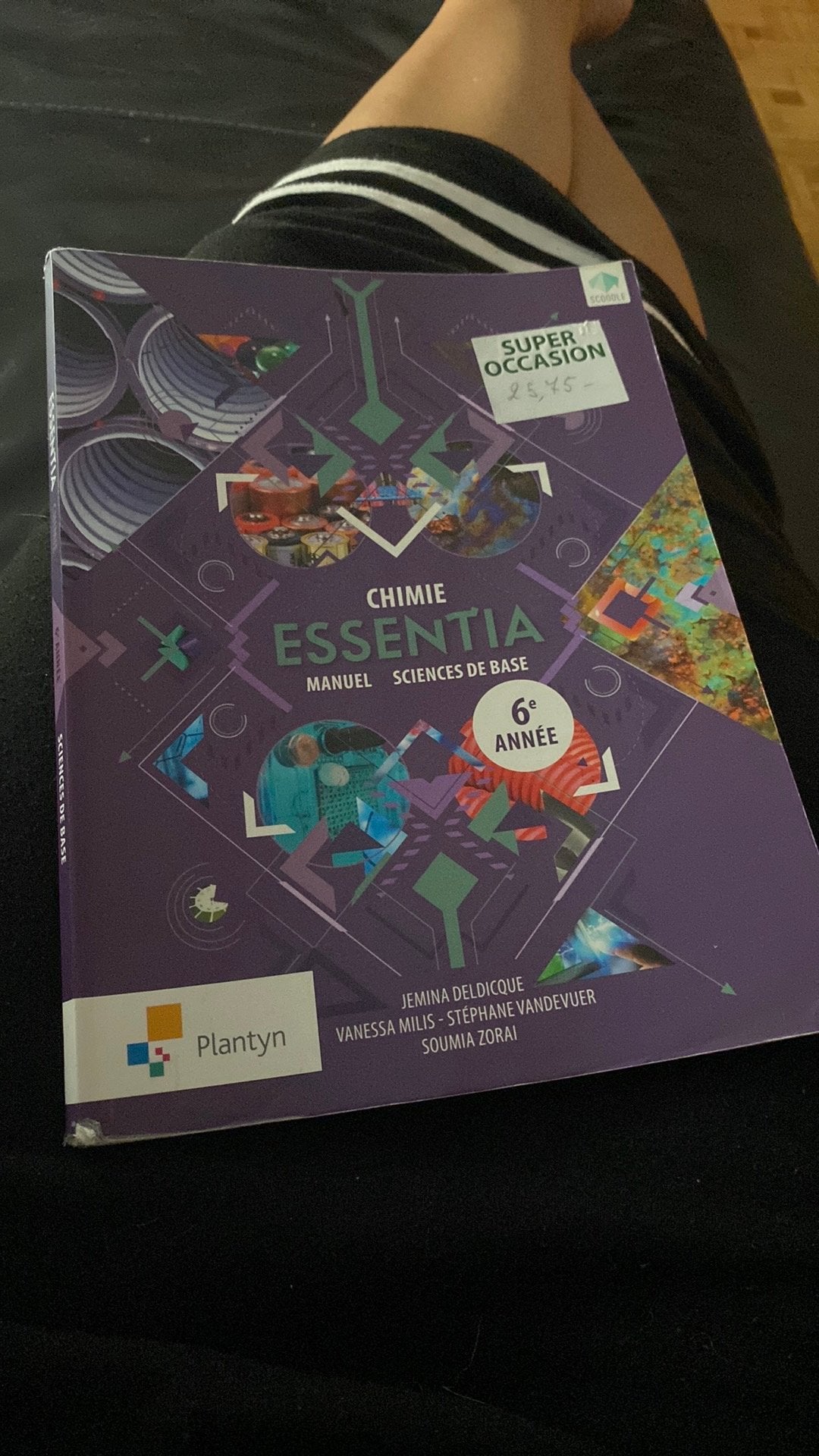 Livre scolaire Essentia chimie 6e secondaire, Livres, Enlèvement, Comme neuf, Secondaire, Chimie