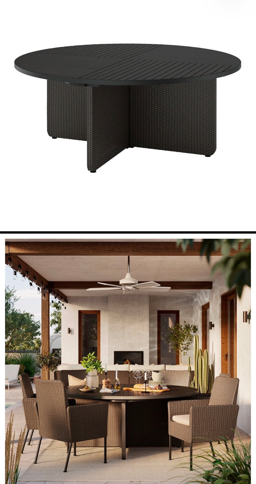 Ronde tafel nieuw in verpakking, nieuwprijs 750€, Huis en Inrichting, Ophalen, Nieuw