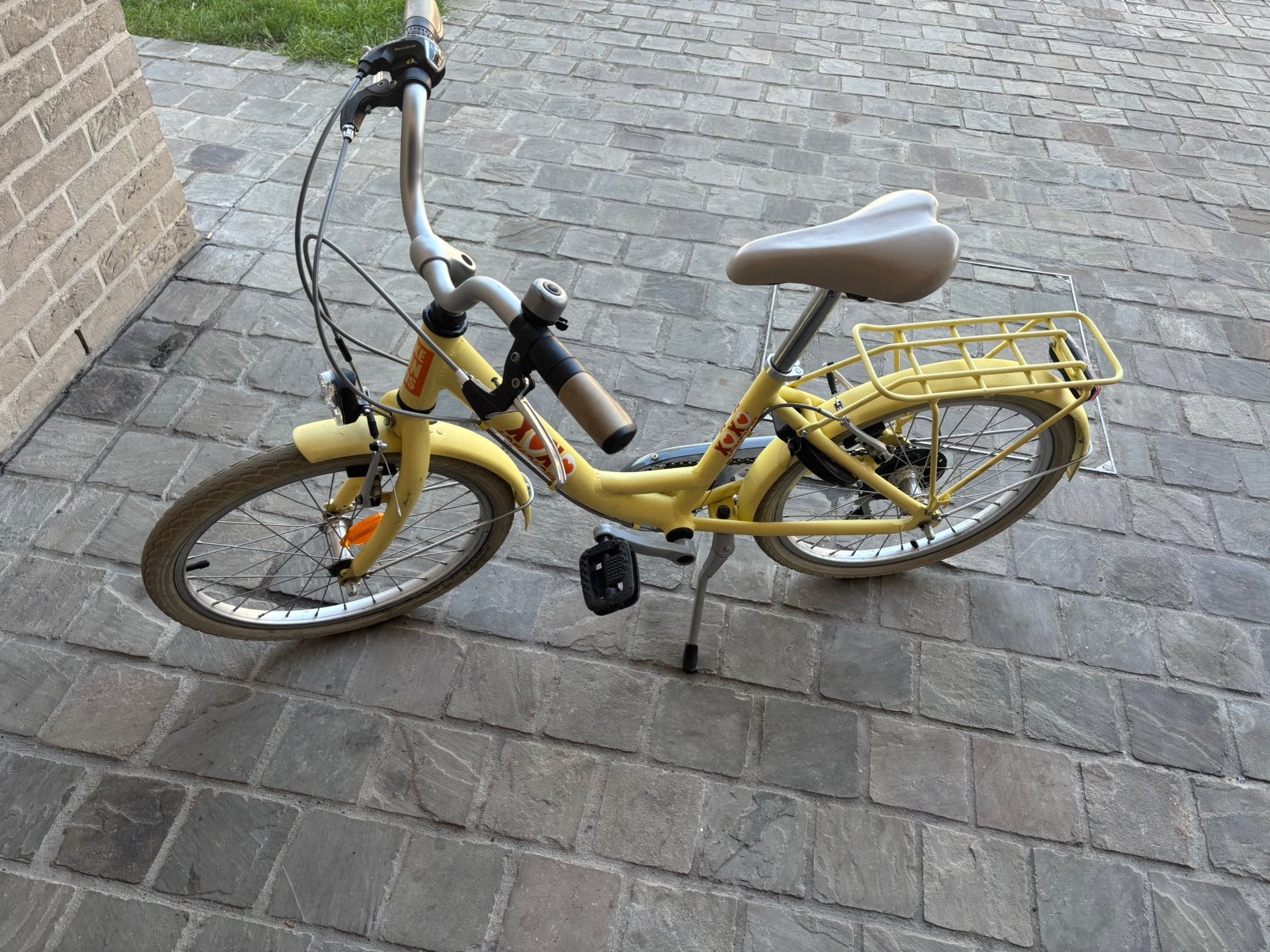 Meisjesfiets 6-8 jaar, Fietsen en Brommers, Fietsen | Kinderfietsjes, Ophalen, Gebruikt, 20 inch of meer