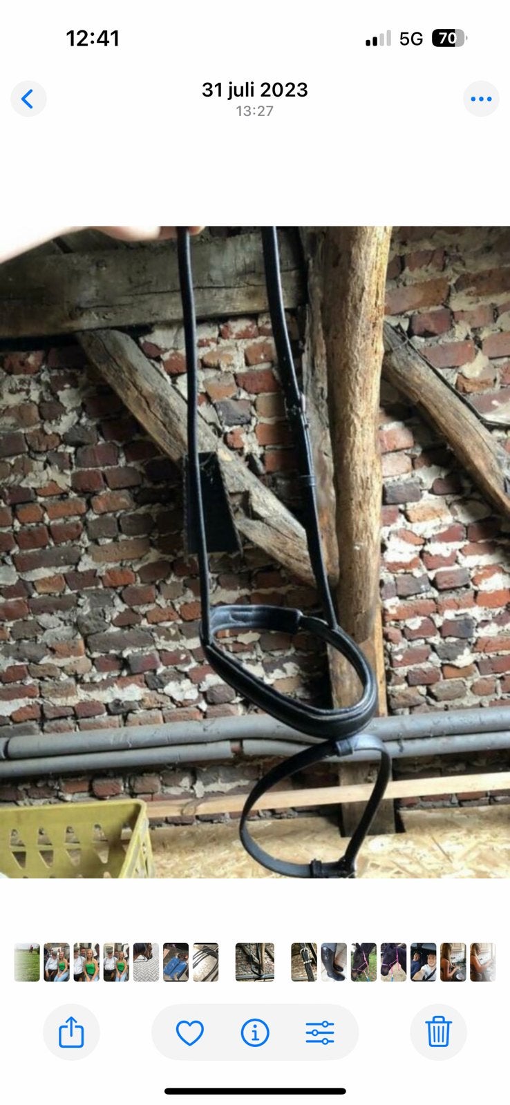 Neusriem, Dieren en Toebehoren, Ophalen, Gebruikt
