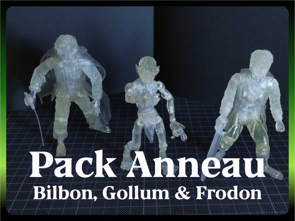 Figurines LOTR | Pack Porteurs de l'Anneau, Verzamelen, Ophalen, Zo goed als nieuw, Actiefiguurtje