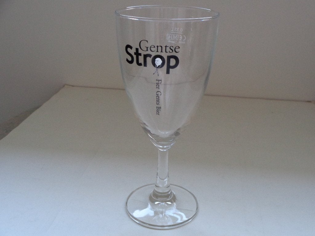 bierglas Gentse Strop, Verzamelen, Ophalen of Verzenden, Zo goed als nieuw, Glas of Glazen, Overige merken
