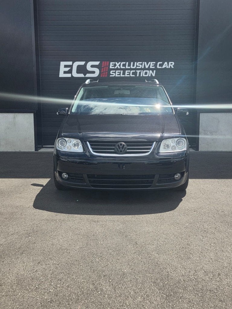 Volkswagen Touran | 1.9 TDI | 105 pk | DSG | 2005 | 7-Zit |, Auto's, Testrit aan huis, Monovolume, Zwart, 4 cilinders