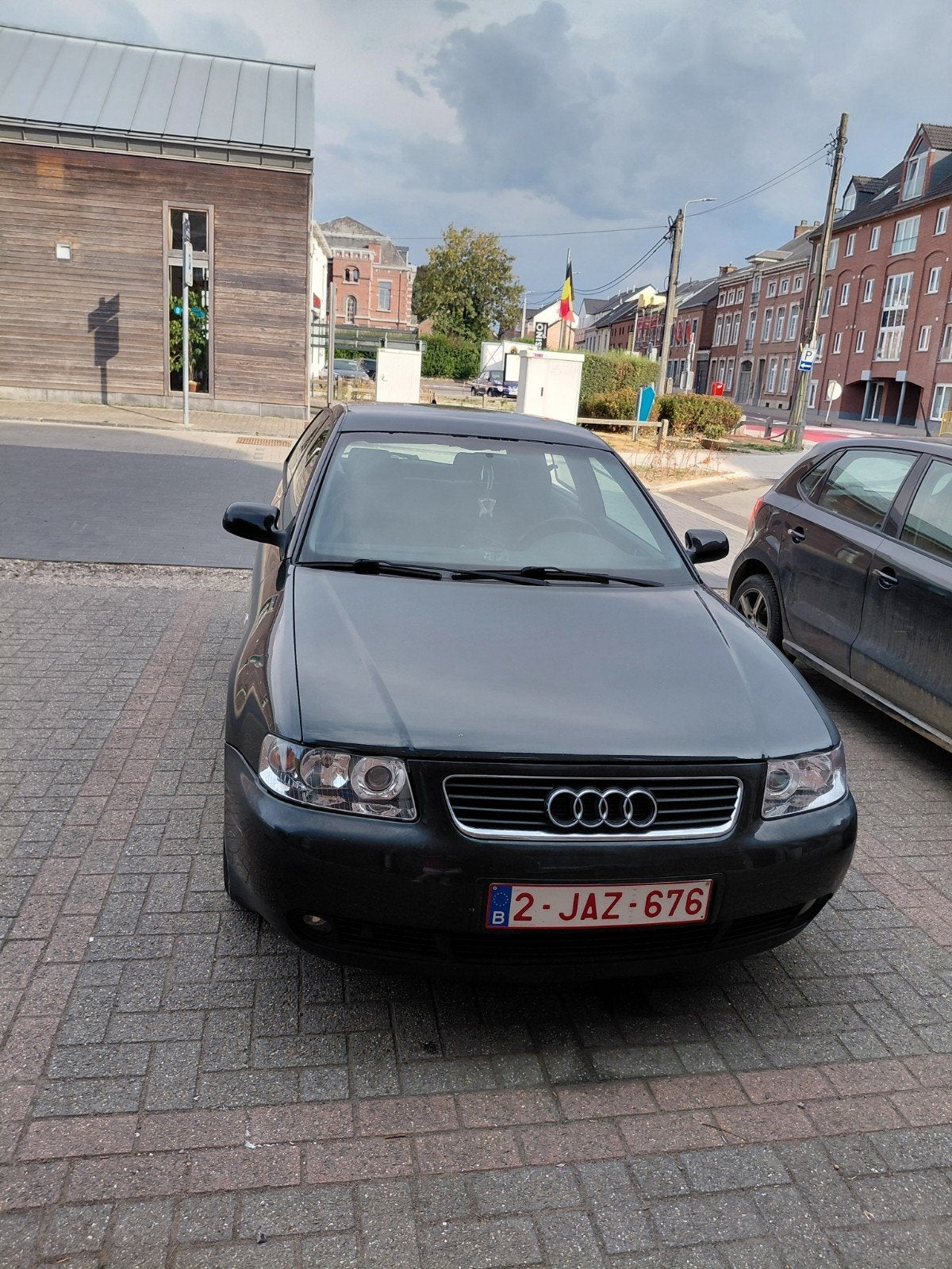 audi A3 2003, Auto's, Automaat, Overige bekleding, Zwart, Grijs