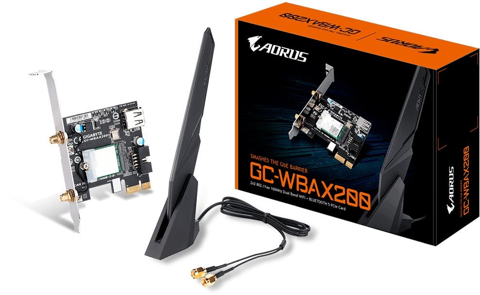Gigabyte GC-WBAX200, Computers en Software, Netwerkkaarten, Ophalen of Verzenden, Zo goed als nieuw, Intern, Gigabyte