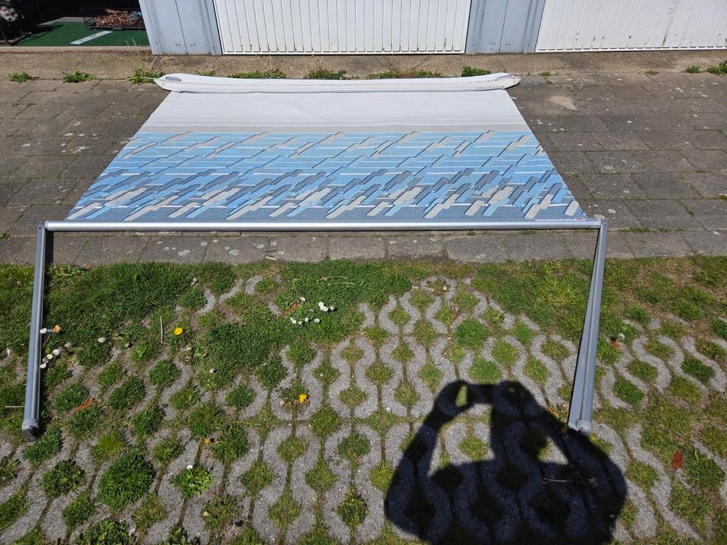 2x zakluifel fiamma 1x 2m80 x 2m20 en 1x 2m30 x 2m10, Caravanes & Camping, Auvents, Enlèvement, Utilisé, PVC, Fiamma