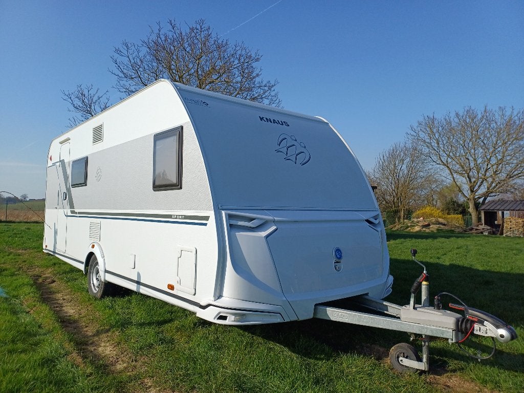 Caravan Knaus sport 540 FDK - 5 personen - 2024, 7 tot 8 meter, Treinzit, 2 aparte bedden, Particulier
