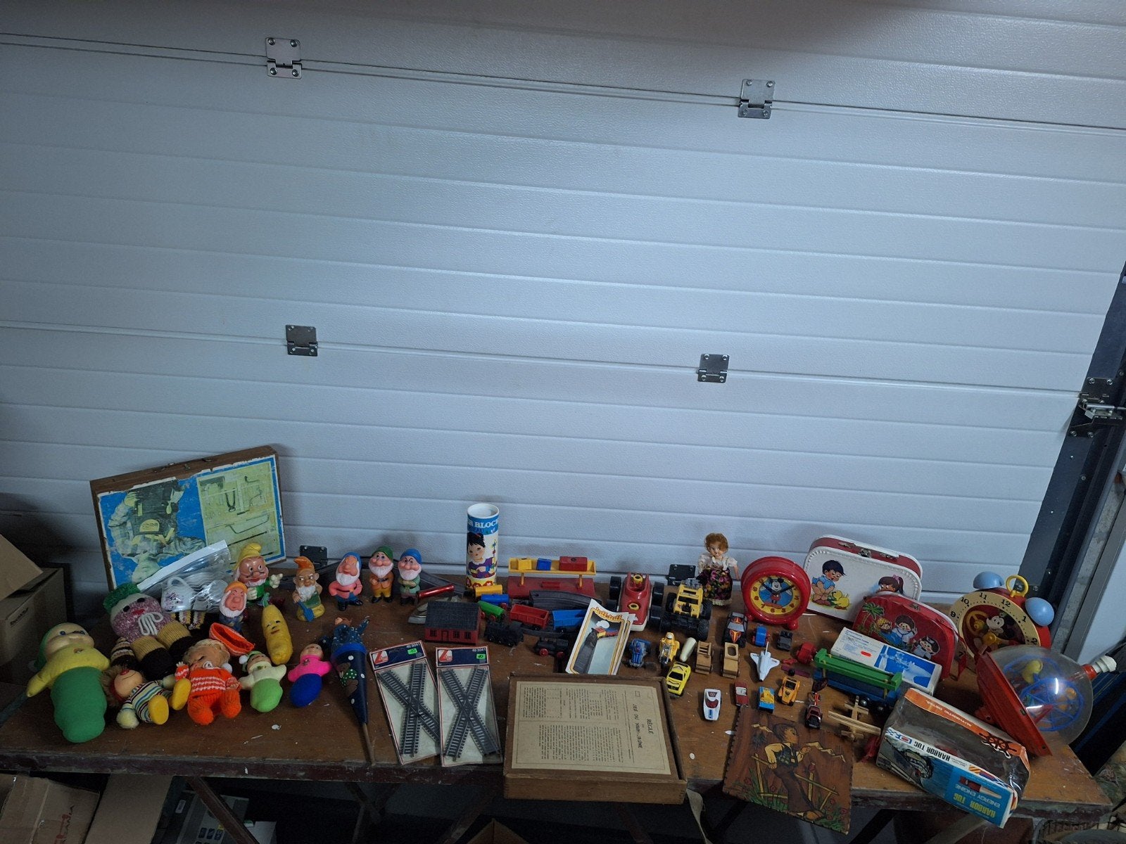 Groot lot oud speelgoed, Antiek en Kunst, Ophalen