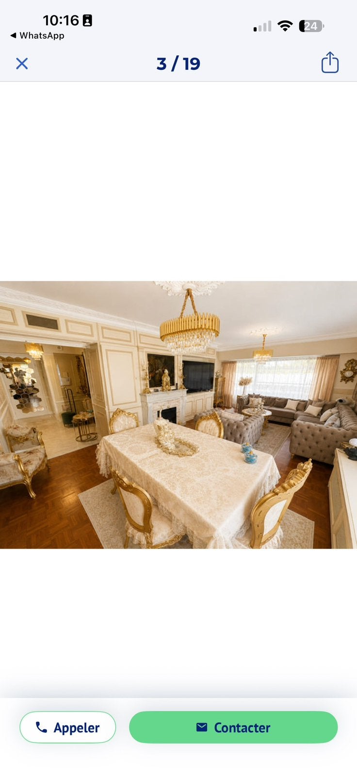 Table avec 4 chaise, Maison & Meubles, Chaises, Enlèvement