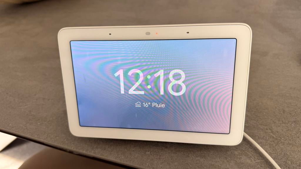 Google Nest Hub 2e Génération Blanc – Excellent État, Telecommunicatie, Wearable-accessoires, Zo goed als nieuw, Ophalen of Verzenden