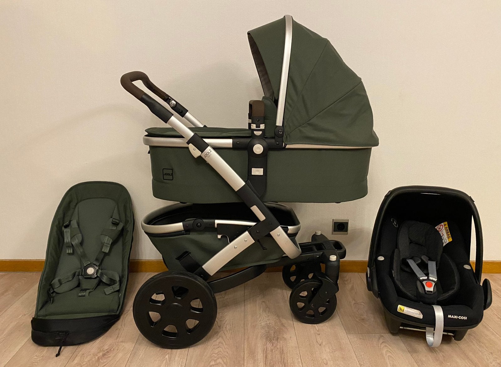 Joolz Geo2 Marvellous Green 3 in 1 - COMPLEET