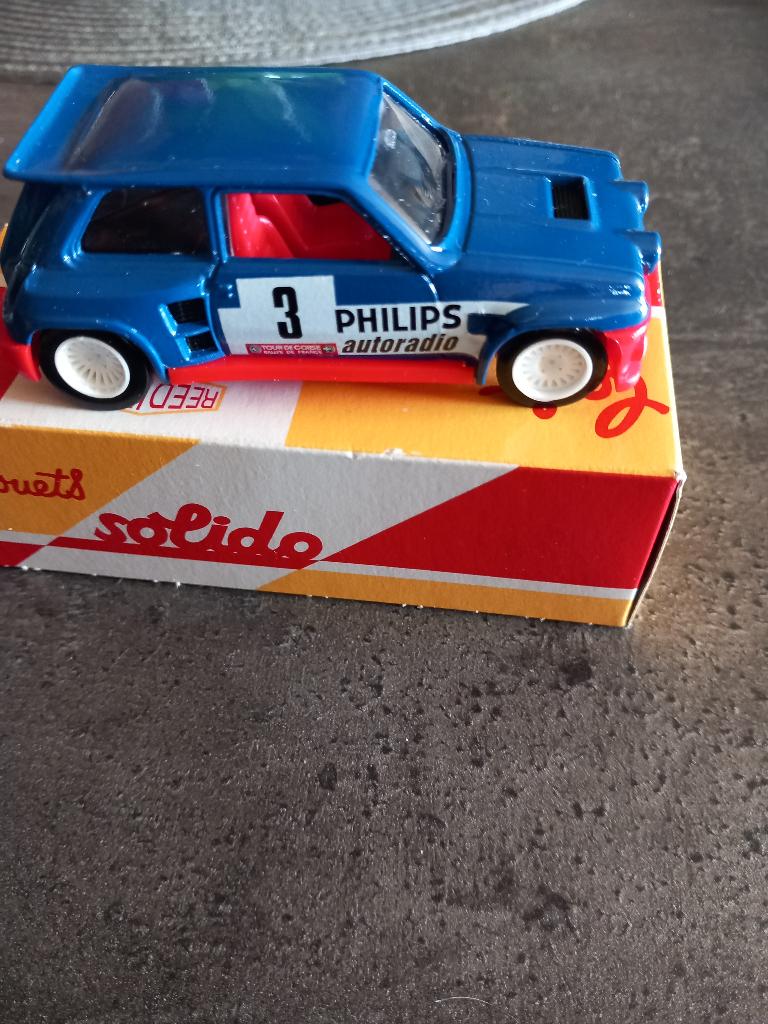 Renault 5GT turbo (Solido 1/43), Ophalen of Verzenden, Zo goed als nieuw, Auto, Solido