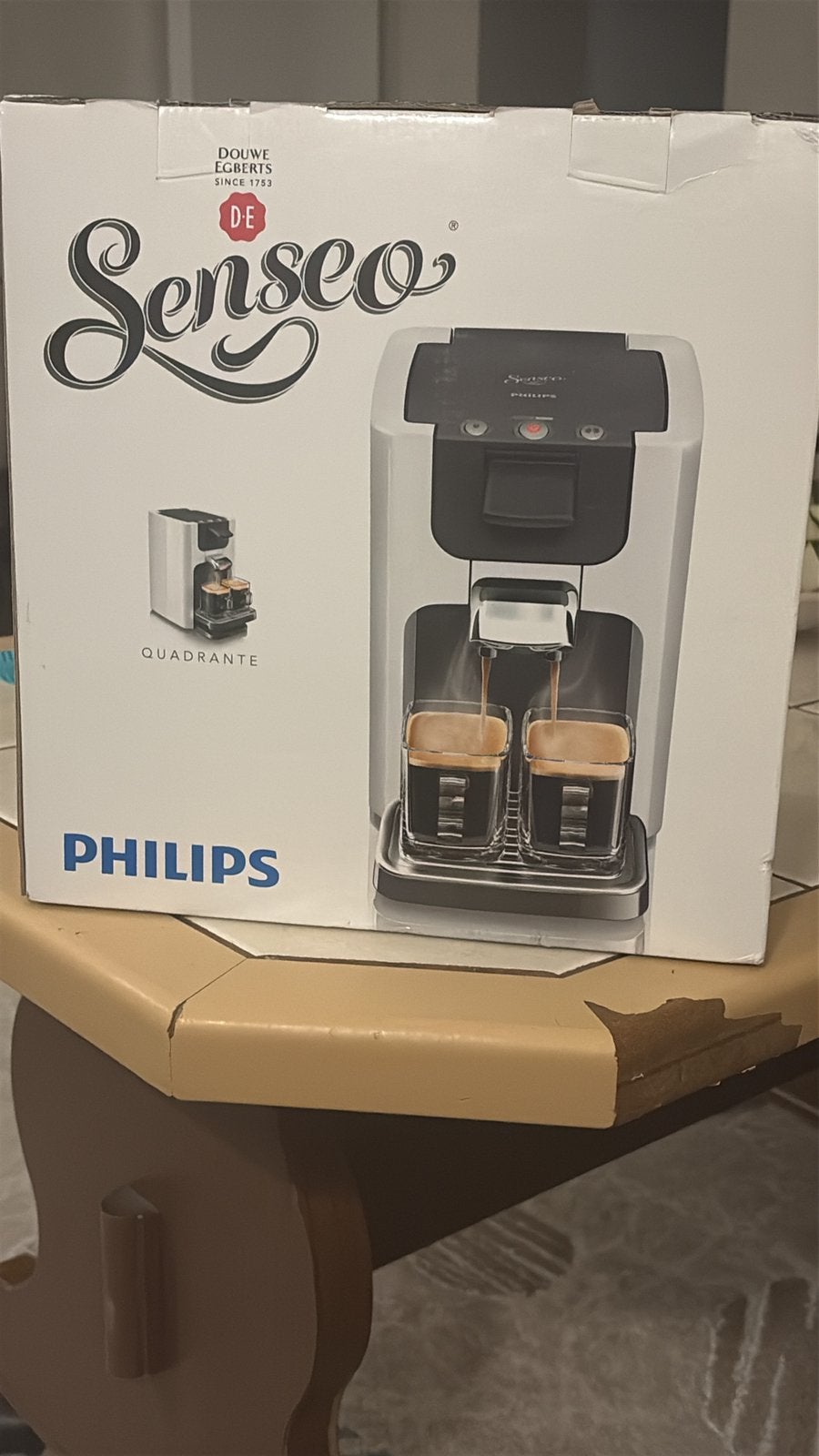 Philips Senseo quadrante koffiezetapparaat, Elektronische apparatuur, Koffiemachine, Ophalen of Verzenden, Zo goed als nieuw, 2 tot 4 kopjes
