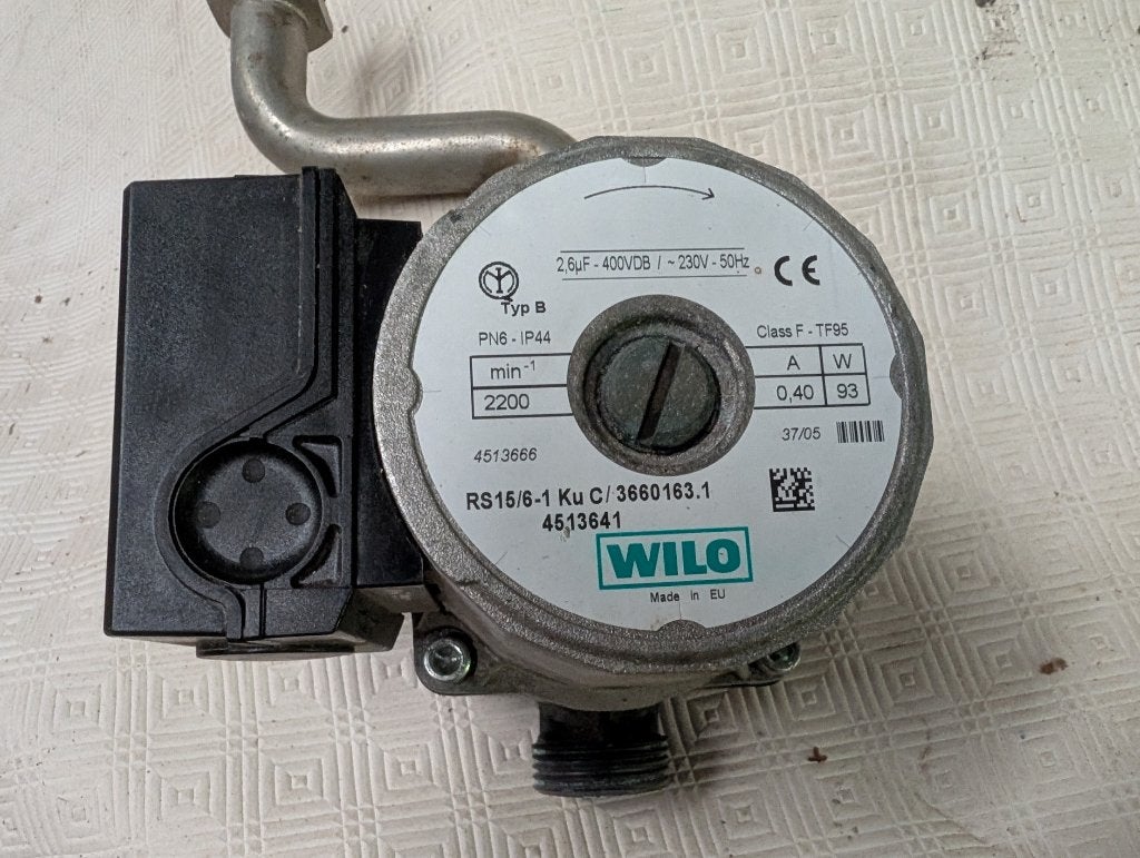 Pompe de circulation Wilo RS16/6-1 Ku, Bricolage & Construction, Chauffage & Radiateurs, Enlèvement ou Envoi, Utilisé, Autres types