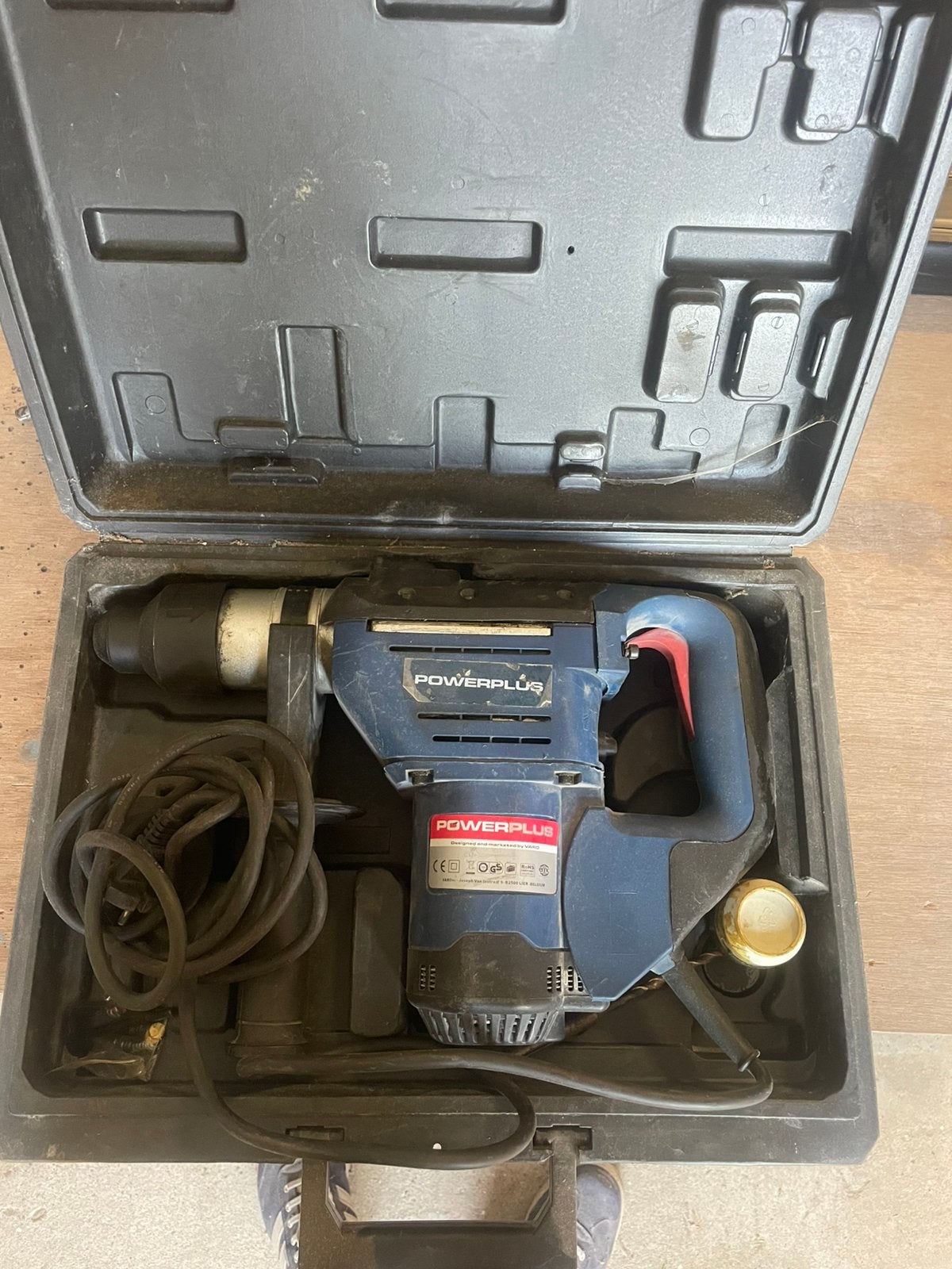 Boorhamer powerplus, Klopboormechanisme, Ophalen, Boormachine, Gebruikt