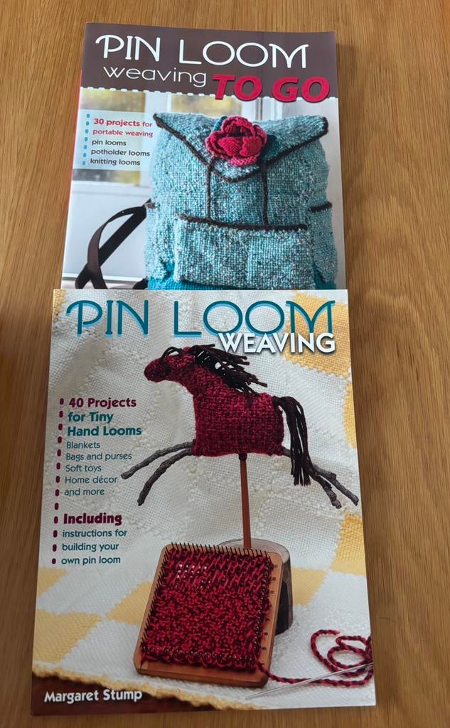 Lot Pin Loom weaving boeken, Hobby & Loisirs créatifs, Rouets & Filature, Envoi, Comme neuf