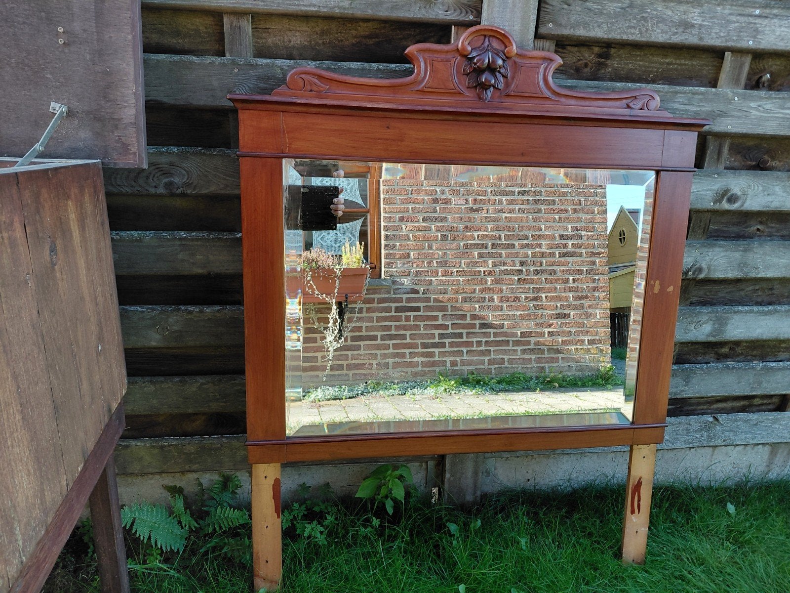 Spiegel van kaptafel, Antiek en Kunst, Ophalen