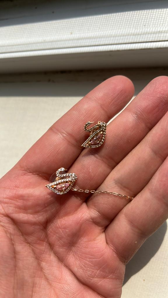 Swarovski oorbellen vrouwen, Ophalen, Zo goed als nieuw