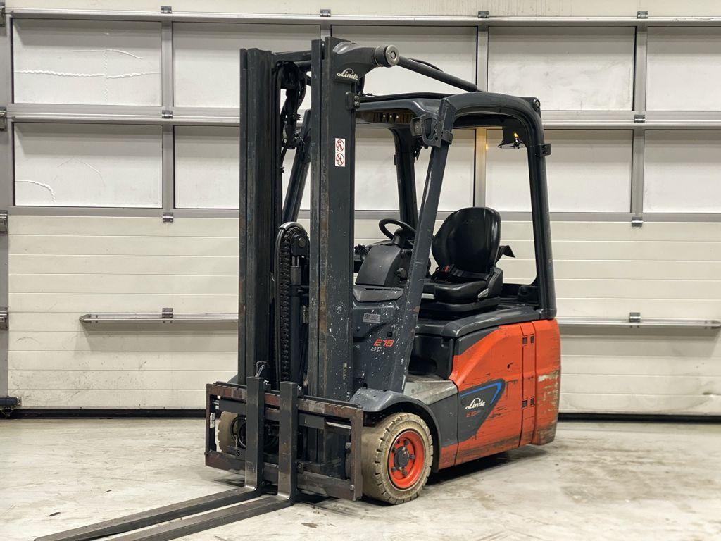 LINDE E16C-02, 1000 tot 2000 kg, Elektrisch, Heftruck, LINDE