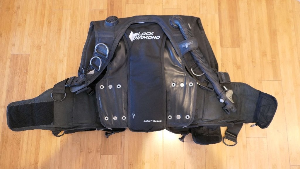 Seaquest Black diamond BCD-trimvest, Enlèvement, Utilisé, Gilet de stabilisation