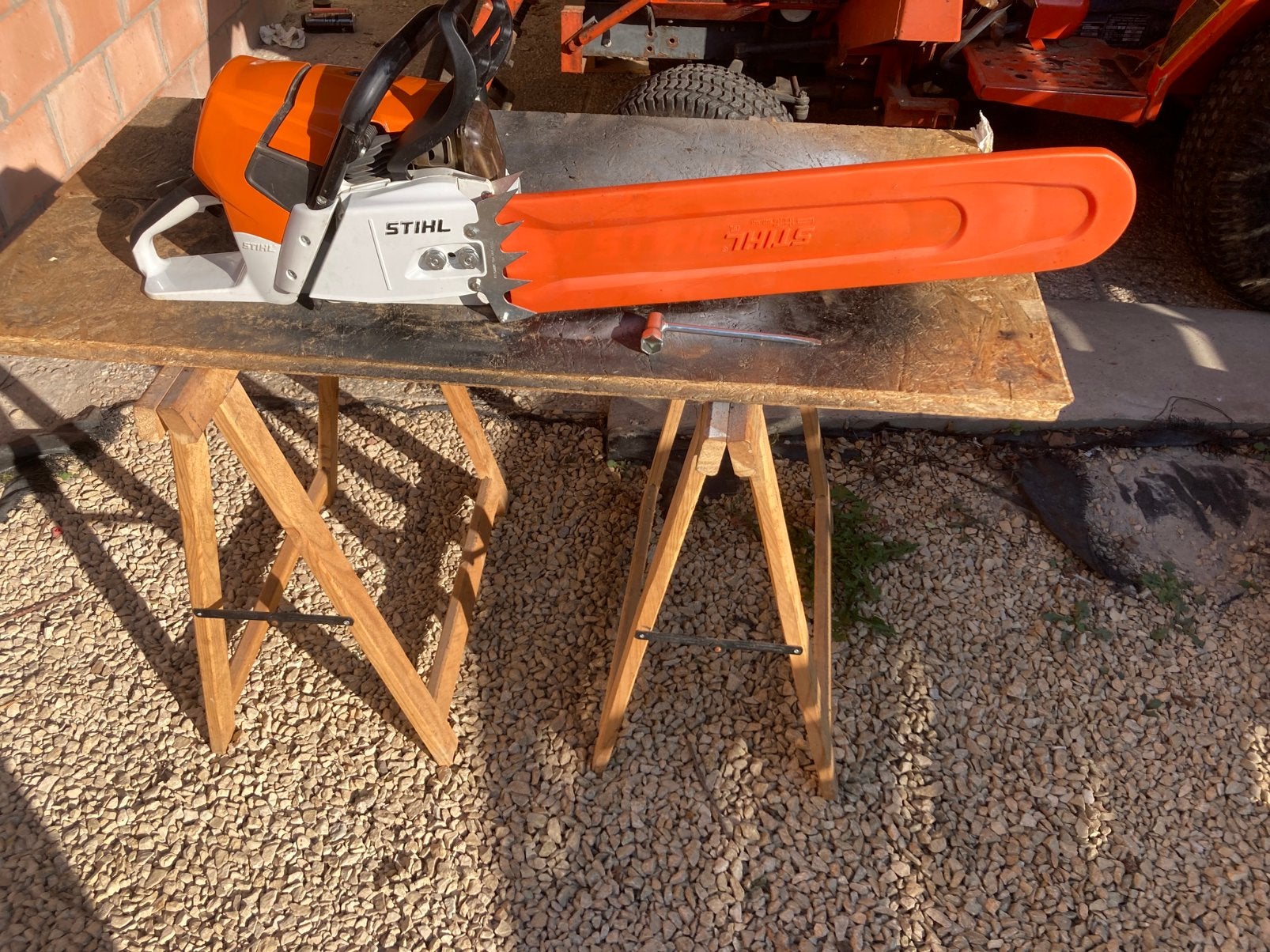 Kettingzaag stihl 661c, Ophalen, Zo goed als nieuw, Benzine