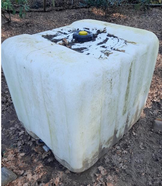 IBC, Tuin en Terras, 150 liter of meer, Ophalen, Gebruikt, Kunststof
